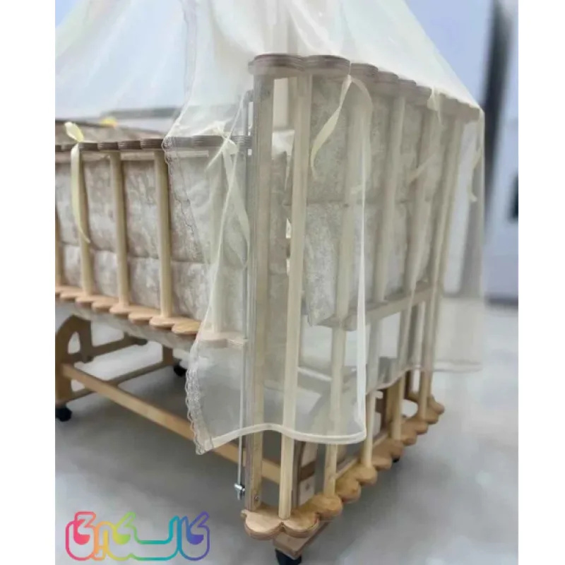تخت و گهواره کنار مادر ماتاکیدز مدل پارمیس 2