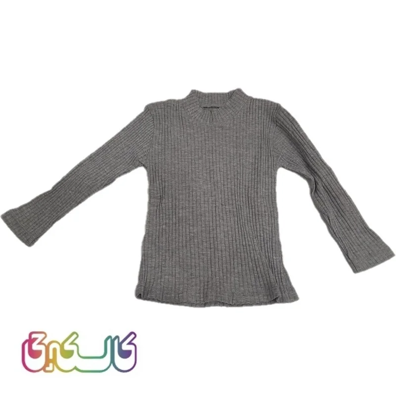 زیر سارافونی کودک پنبه‌ای رنگ طوسی 2