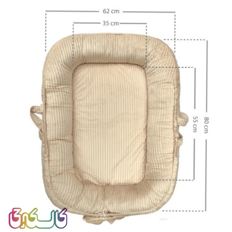 ابعاد تشک گارددار سرویس خواب نوزادی بهارک
