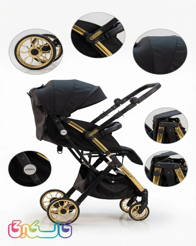 کالسکه کودک بی بی استار مدل baby7 پرو 3
