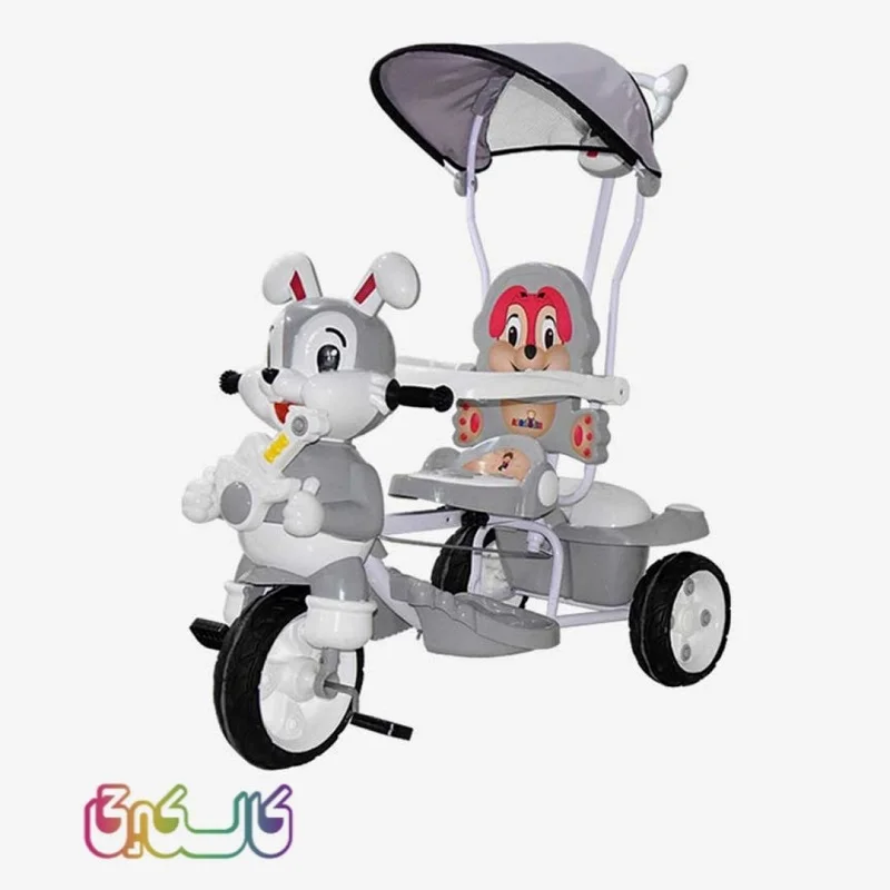 سه چرخه موزیکال رابیت سایبان دار 2