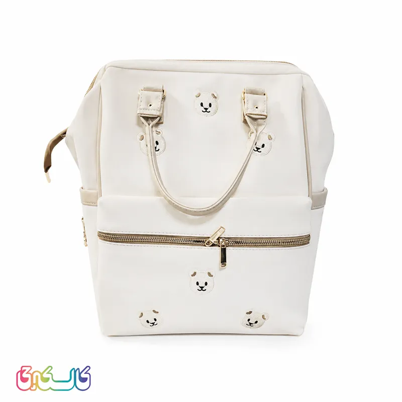ساک کوله هازان انکس مدل تدی رنگ کرم