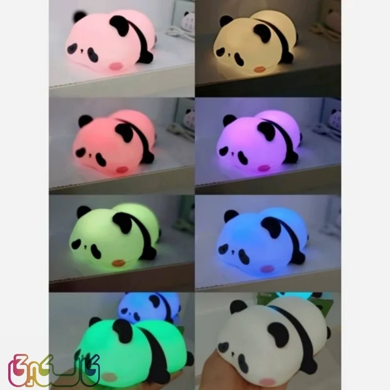 چراغ خواب سیلیکونی چیکو نی نی مدل پاندای خوابیده 3