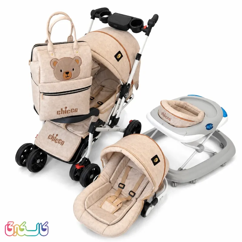 سرویس تشک کالسکه مکس تدی چیچک 3