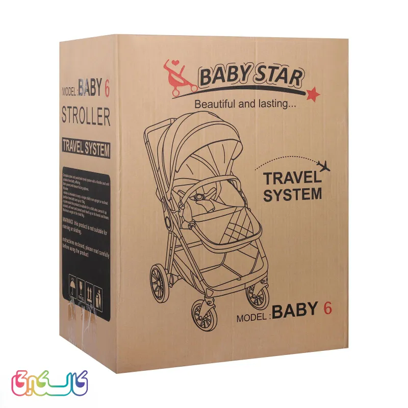 کالسکه بی بی استار مدل baby6 پرو 2