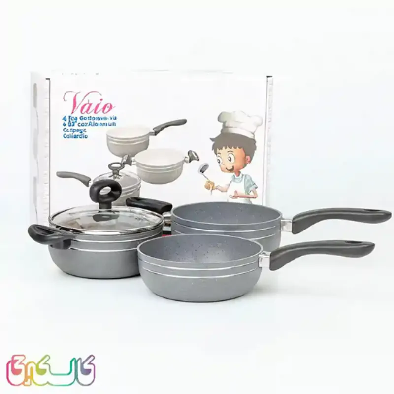سرویس قابلمه تفلون کودک وایو 2
