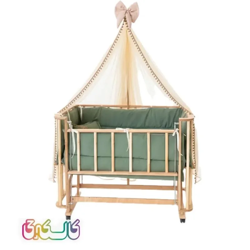 تخت و گهواره کنار مادر ماتاکیدز مدل روهام