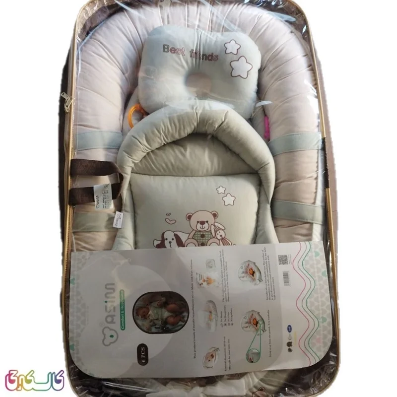 سرویس خواب مخمل گارد دار شش تکه نوزاد آسیم 3