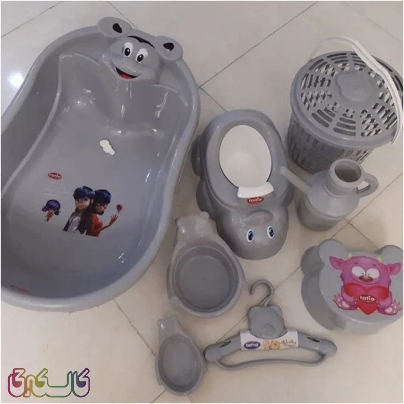 سرویس کامل وان حمام طرح میکی موس تاتیا 3
