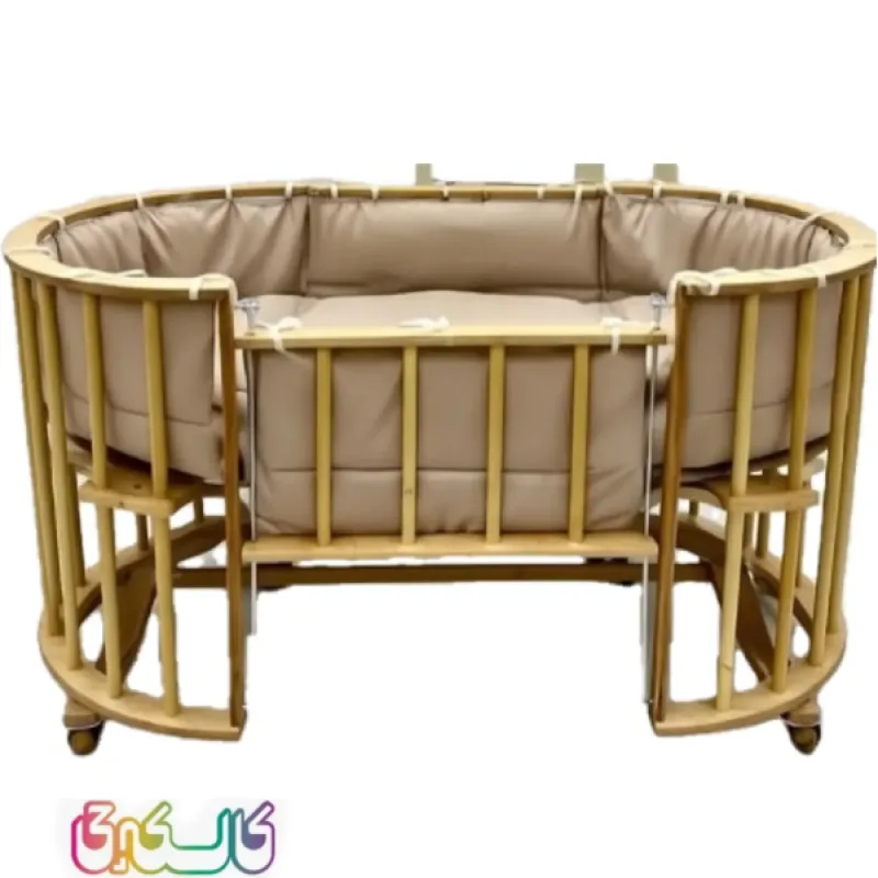تخت و گهواره کنار مادر ماتاکیدز مدل فلور 2