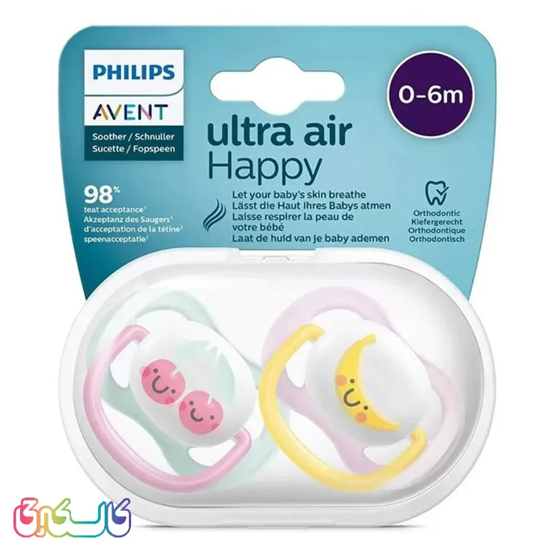 پستانک ارتودنسی فیلیپس اونت Ultra Air طرح میوه