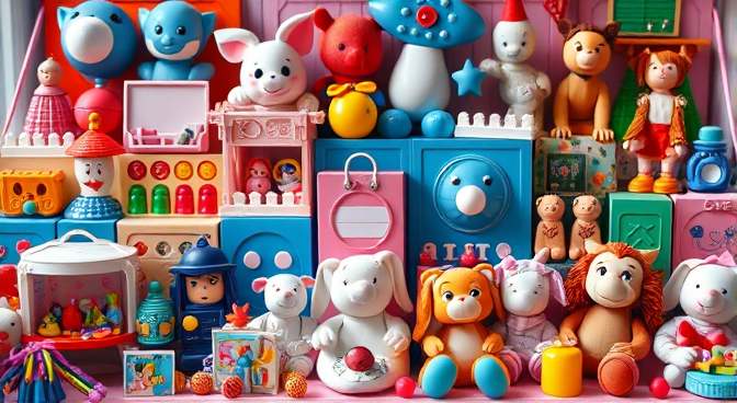 عروسک های رنگی بچه گانه