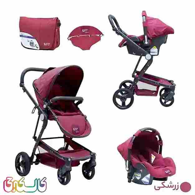 ست کالسکه زرشکی قابل نصب کریر