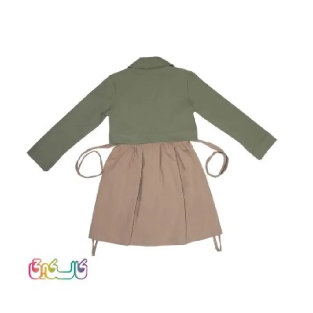 ست کت و سارافون بند دار