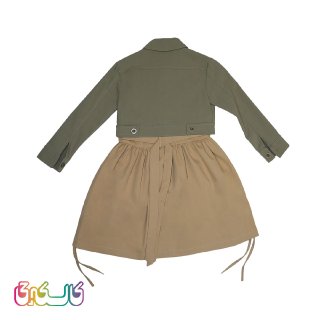 کت سارافون دخترانه جیب دار