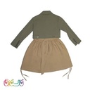 کت سارافون دخترانه جیب دار