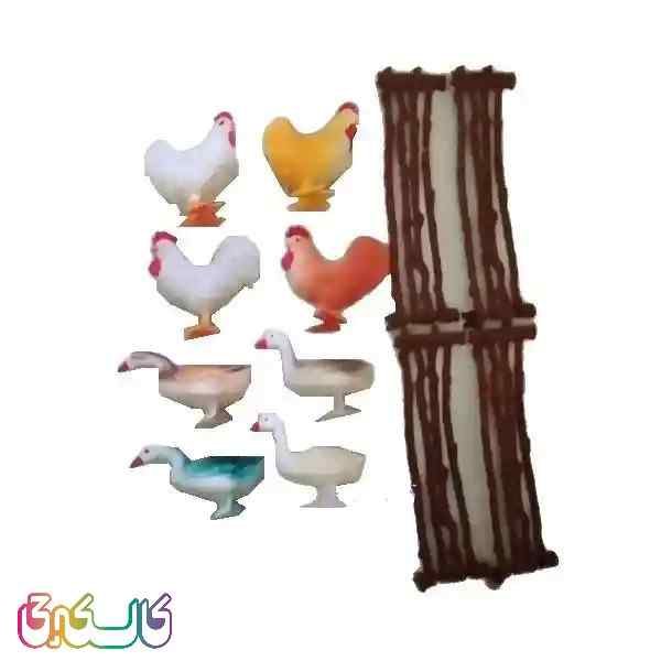 نمونه حیوانات مزرعه پلاستیکی