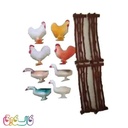 نمونه حیوانات مزرعه پلاستیکی