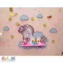 شلف دیواری دخترانه