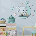 شلف دیواری اتاق کودک باروچین مدل فیل