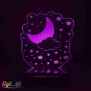 چراغ خواب کودک طرح آسمان شب