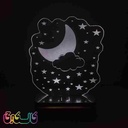 چراغ خواب مدل هفت رنگ با نور LED