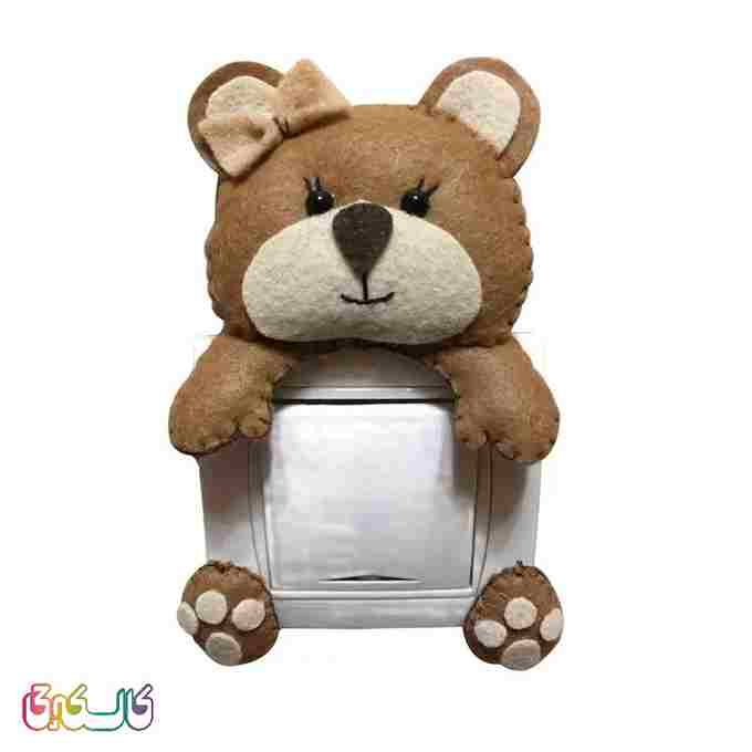 عروسک نمدی كليد و پريز خرسی