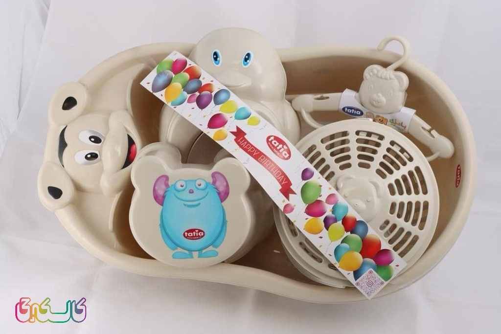 سطل و لگن کودک ست حمام دلیجان