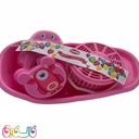 سرویس کامل حمام نوزاد ۹ پارچه طرح پاندا