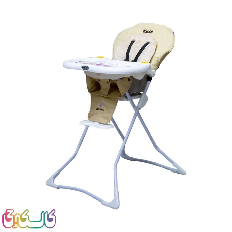 صندلی غذا کرم رنگ