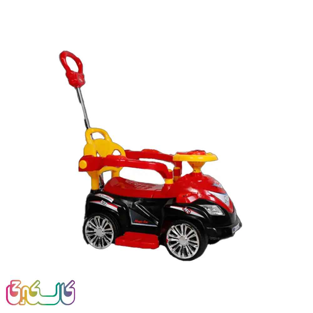 ماشین موزیکال مجیک کار مشکی قرمز