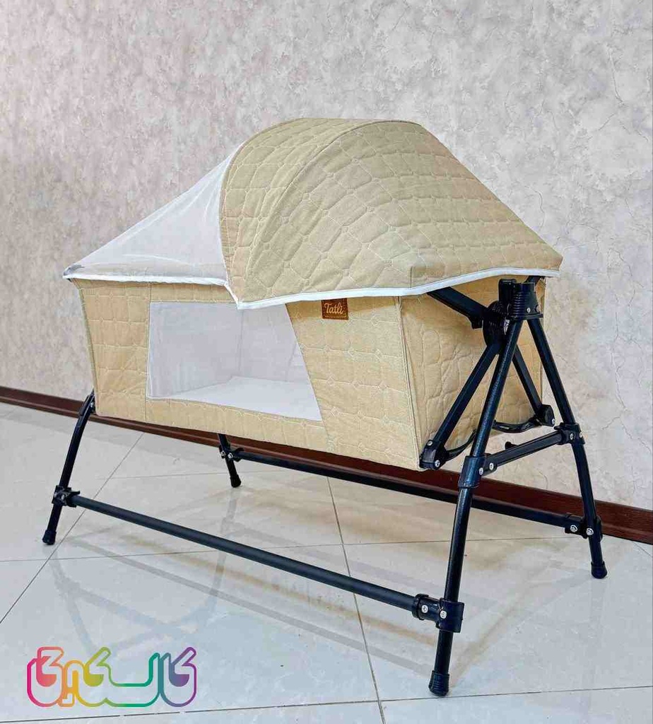 تخت گهواره کرم رنگ