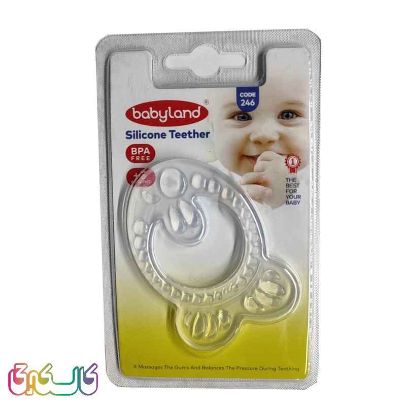 دندانگیر سیلیکونی سفید 246 بی بی لند