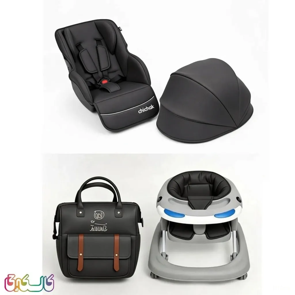 سرویس تشک کالسکه مشکی