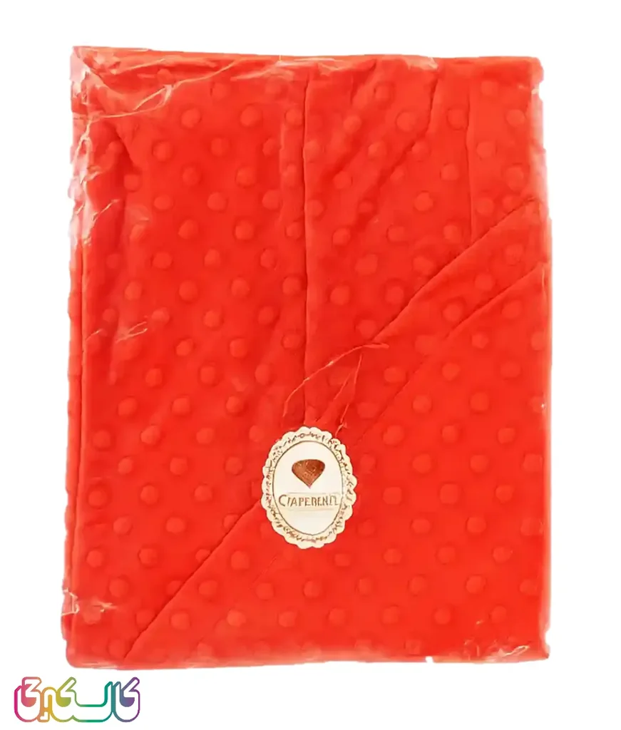 پتو یک رو کارامل قرمز