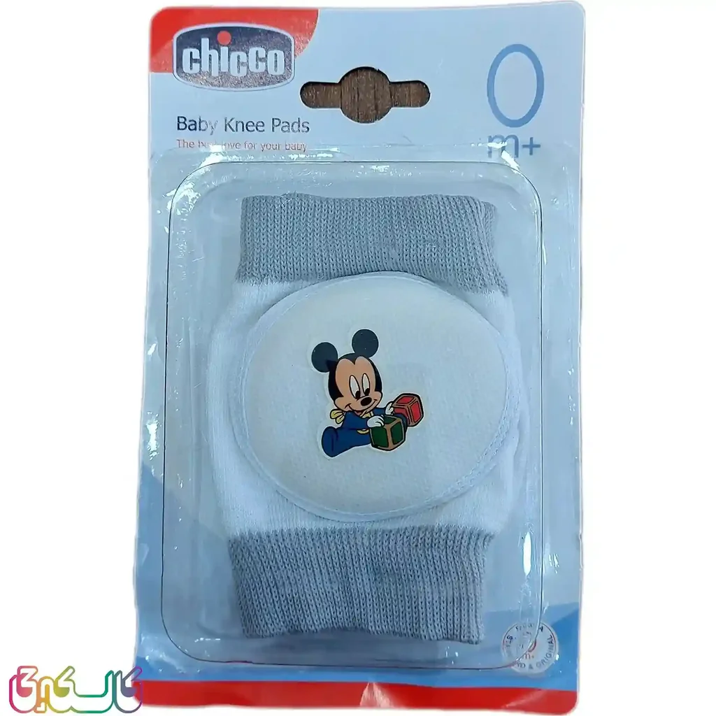 زانو بند کش دار نوزاد طوسی