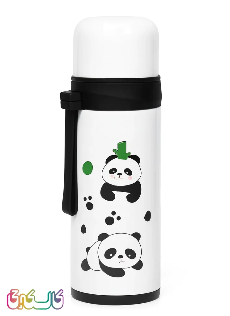 فلاسک آب طرح پاندا مشکی