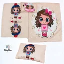 سرویس خواب نوزاد بیبی بورن با طرح دخترانه