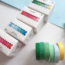 چسب نواری واشی ۶ رنگ پاستیلی