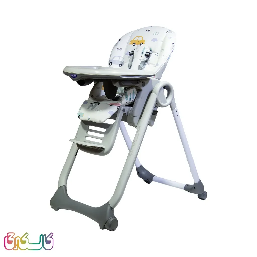 صندلی غذا کودک با جاپایی قابل تنظیم