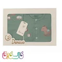 ست لباس نوزادی ۵تیکه دانالو سبز اسبی