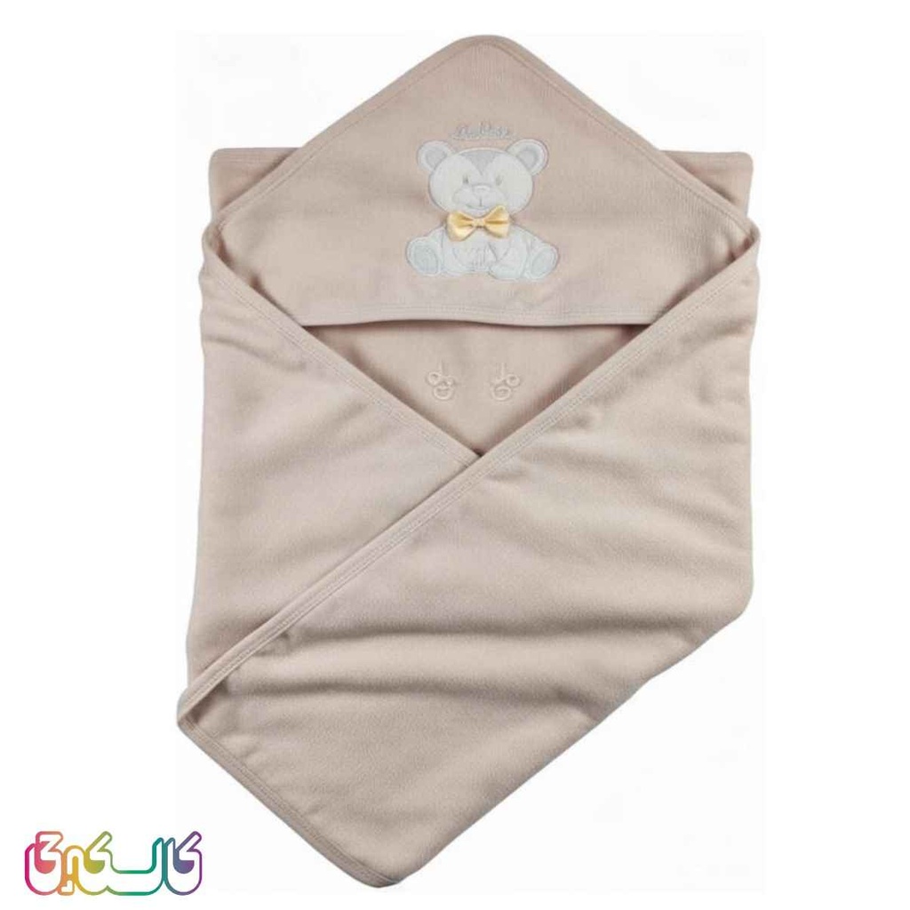 حوله کلاه‌دار بچه‌گانه با دوخت فانتزی وینی پو