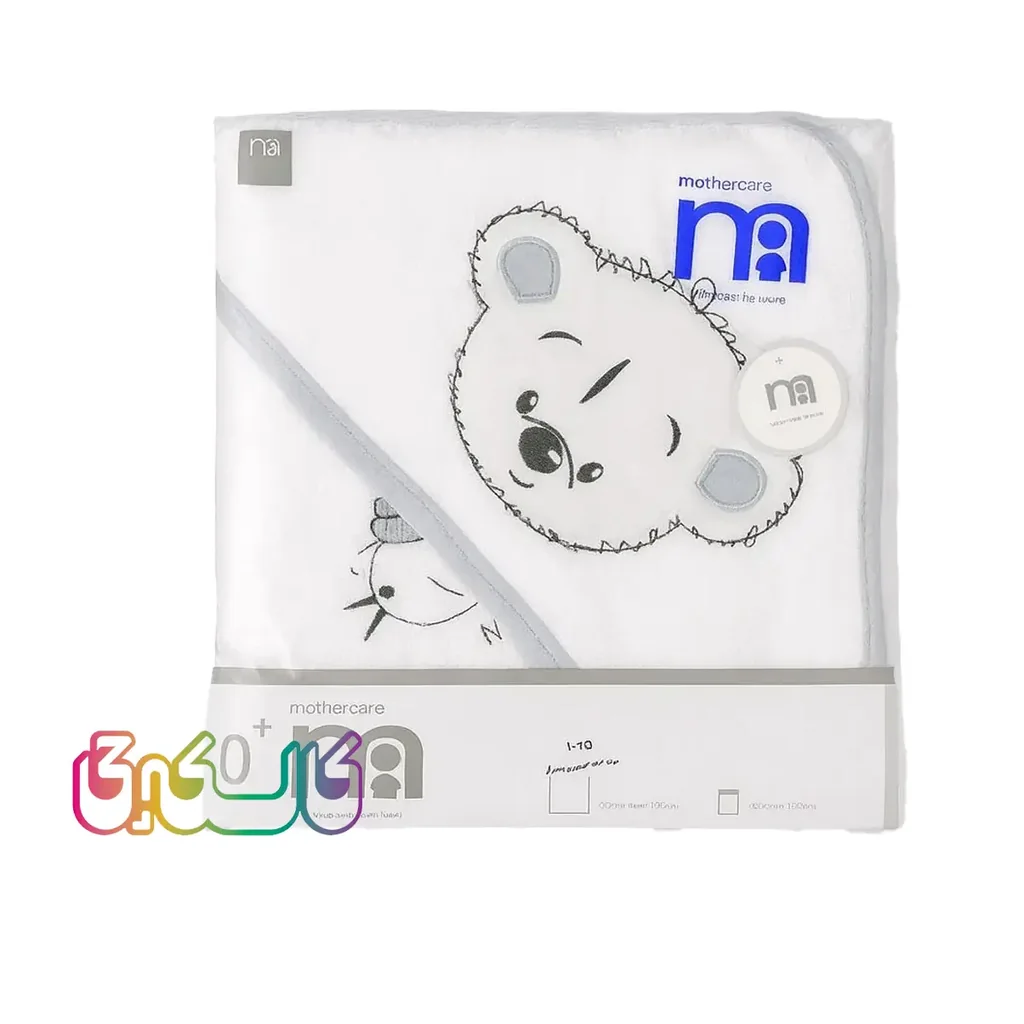 حوله حمام بچگانه کلاه‌دار مادرکر خدام