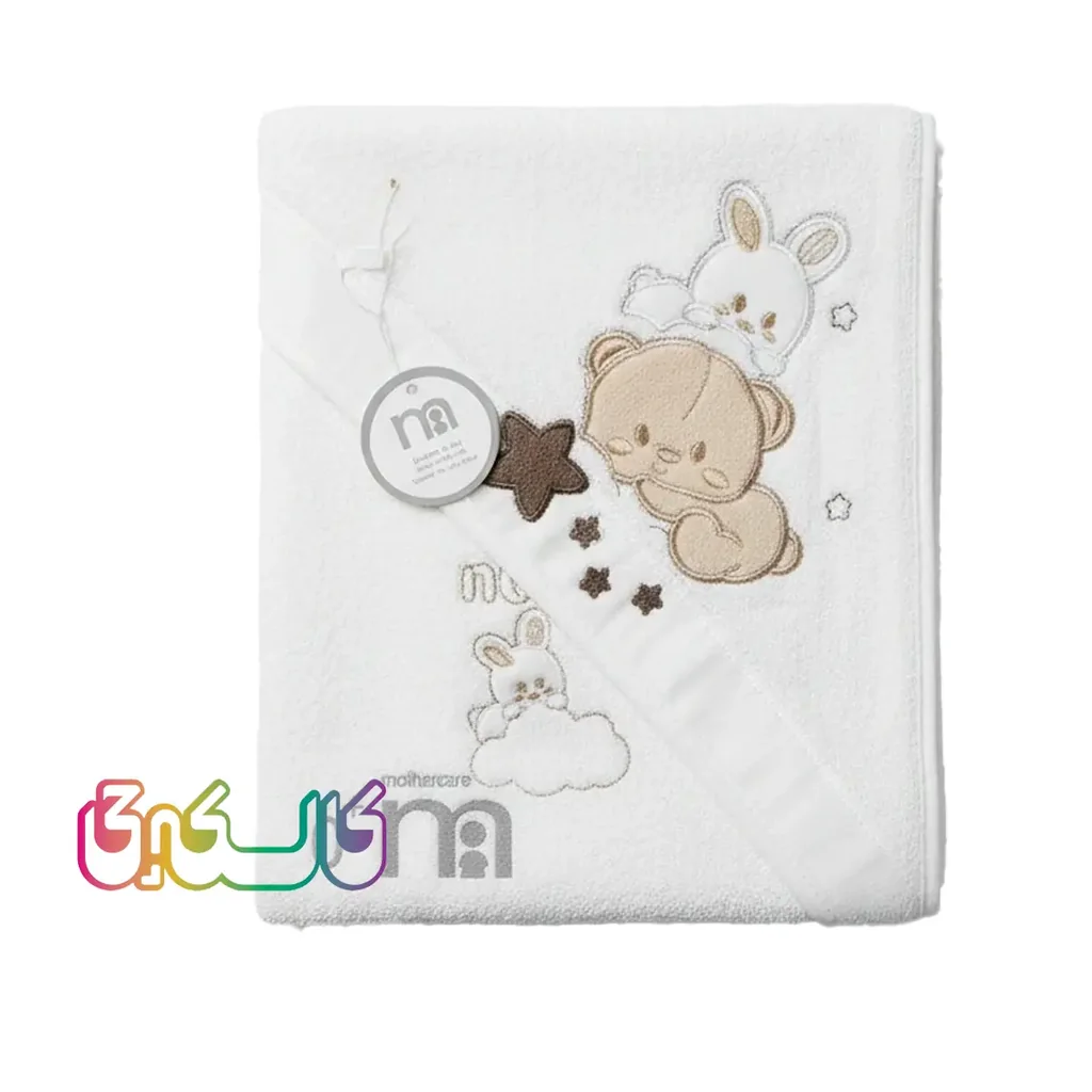 حوله حمام بچگانه کلاه‌دار مادرکر خدام