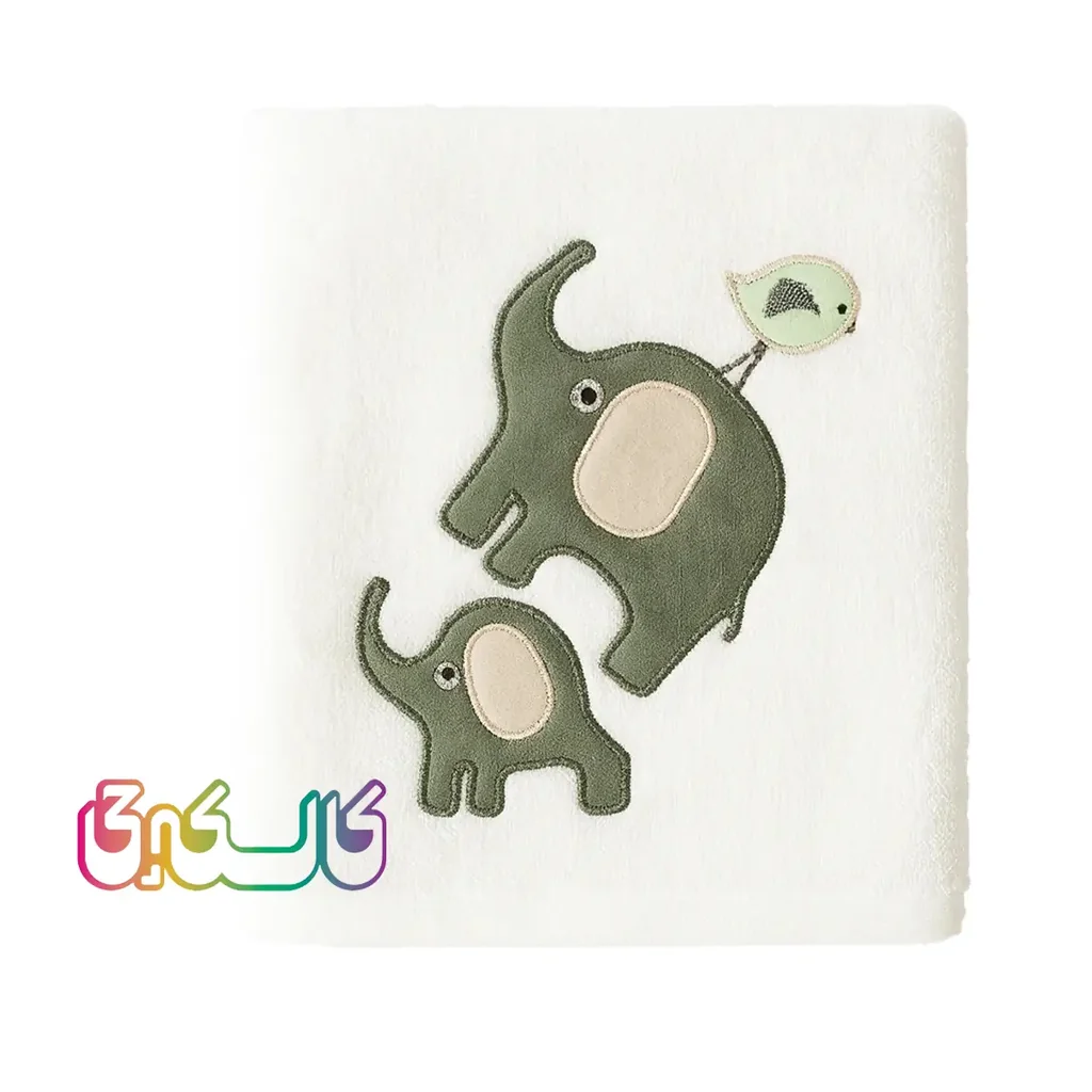 حوله حمام بچگانه کلاه‌دار مادرکر خدام