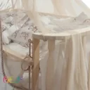 تخت چوبی کودک الیزابت