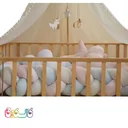 تخت چوبی کودک الیزابت