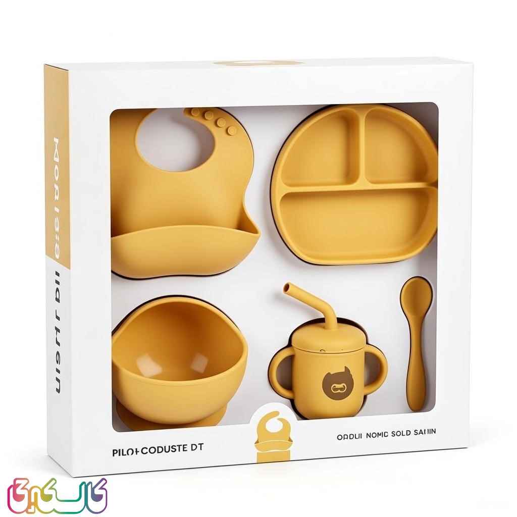 ست ظرف غذاخوری سلیکون