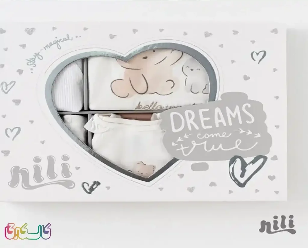 ست جعبه ای نیلی طرح خرگوش