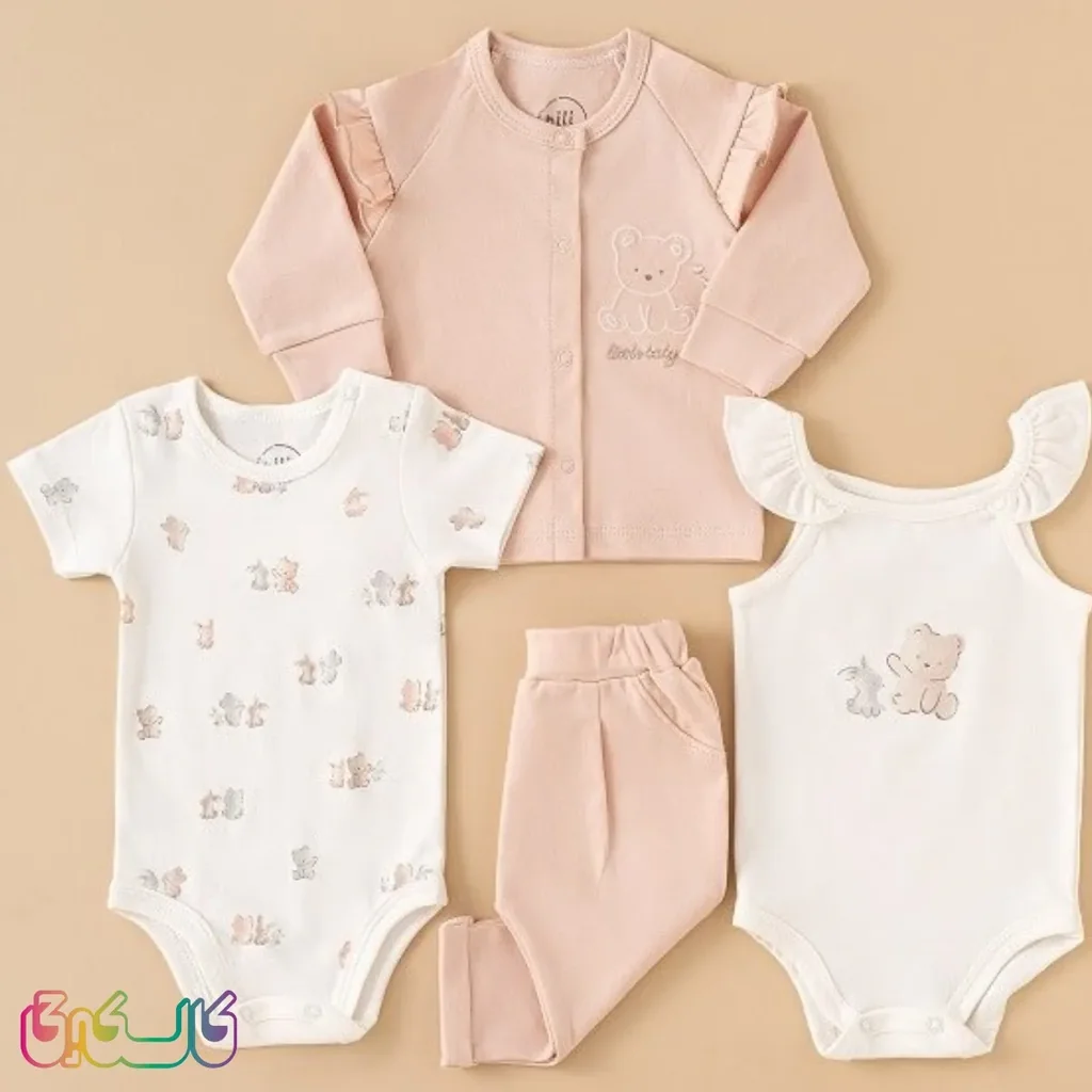 ست  بیمارستانی لباس نوزاد